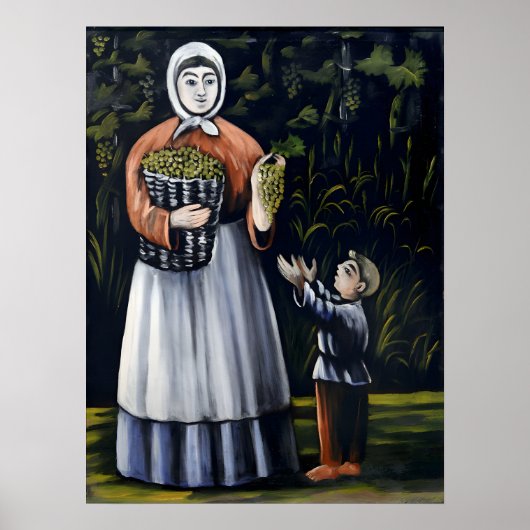 Georgische schilder Niko Pirosmani schilderijen Poster (Voorkant)