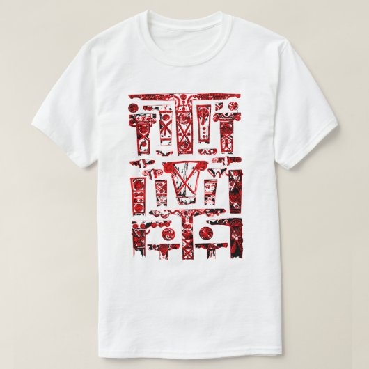 Georgische sierplant t-shirt (Design voorkant)