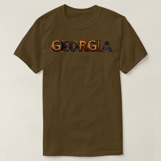Georgische staat 1 t-shirt (Design voorkant)