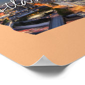 Georgische staatfoto, naam van de stad poster (Hoek)