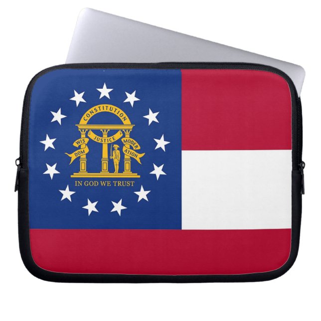 Georgische staatsklaphoes laptop sleeve (Voorkant)