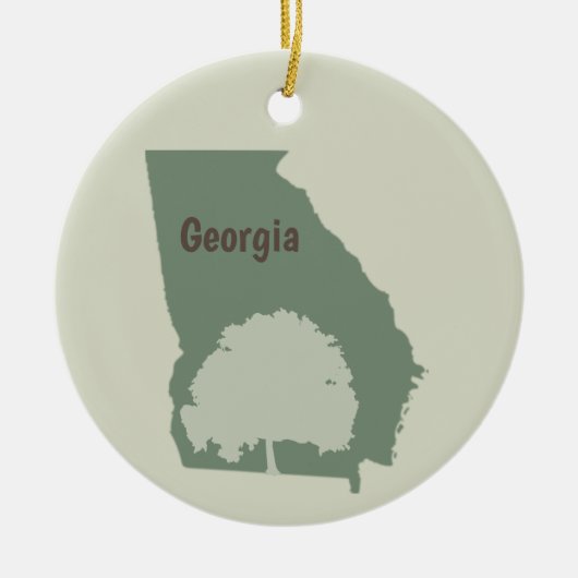 Georgische staatslijn keramisch ornament (Voorkant)