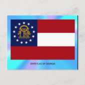 Georgische staatsvlag briefkaart (Voorkant)