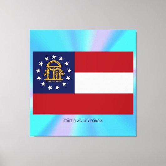 Georgische staatsvlag canvas afdruk (Voorkant)