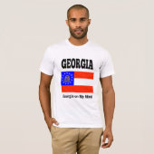 Georgische staatsvlag en motto t-shirt (Voorkant volledig)