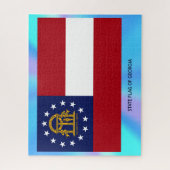 Georgische staatsvlag legpuzzel (Verticaal)