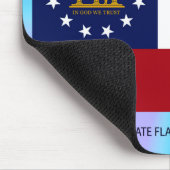 Georgische staatsvlag muismat (Hoek)