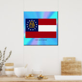 Georgische staatsvlag poster (Keuken)