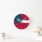 Georgische staatsvlag ronde klok (Huis)