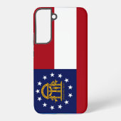 Georgische staatsvlag samsung galaxy hoesje (Achterkant)