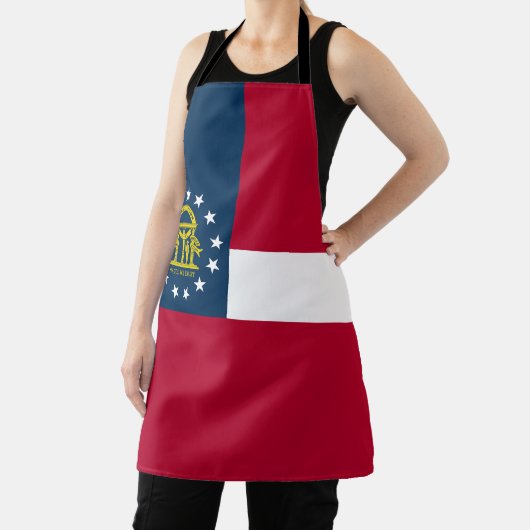 Georgische staatsvlag schort (Insitu)