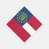 Georgische staatsvlag servet (Hoek)