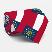 Georgische staatsvlag stropdas (Opgerold)