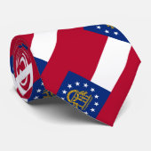 Georgische staatsvlag stropdas (Opgerold)