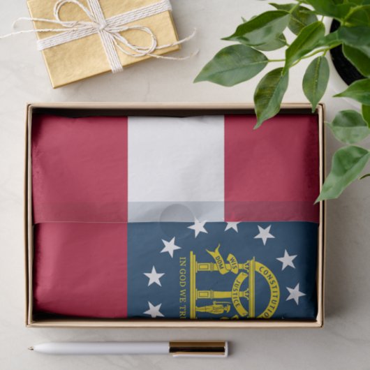 Georgische staatsvlag tissuepapier (Geschenk)