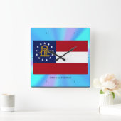 Georgische staatsvlag vierkante klok (Huis)