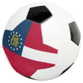 Georgische staatsvlag voetbal (Drie kwart)