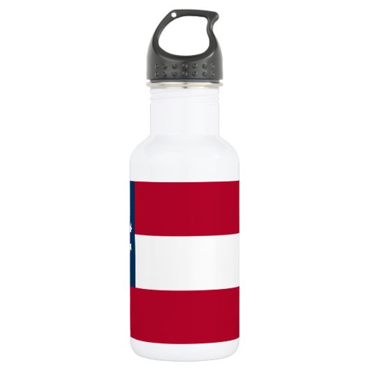 Georgische staatsvlag waterfles (Voorkant)