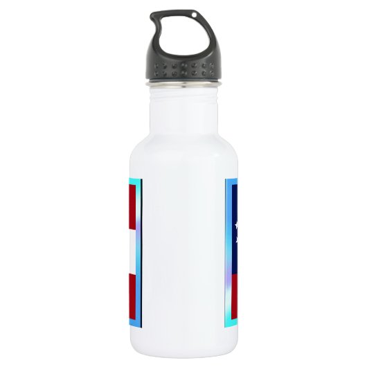 Georgische staatsvlag waterfles  (Achterkant)