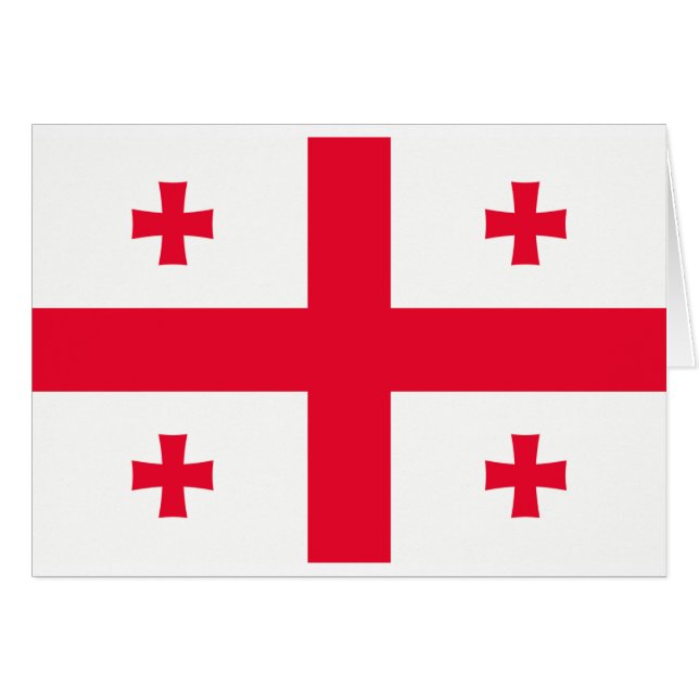 Georgische vlag (Voorkant Horizontaal)