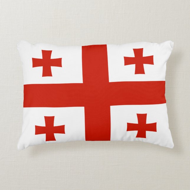 Georgische vlag accent kussen (Voorkant)
