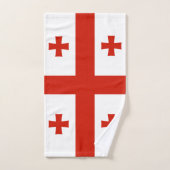 Georgische vlag bad handdoek (Handdoek)