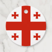 Georgische vlag bedankjes labels (Voorkant)
