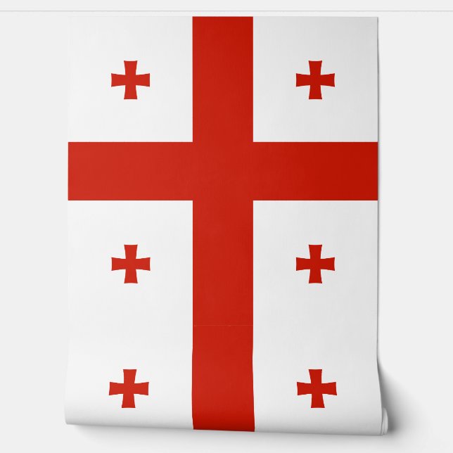 Georgische vlag behang (Afrollen)