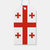 Georgische vlag cadeaulabel (Voorkant)