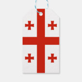 Georgische vlag cadeaulabel (Achterkant)