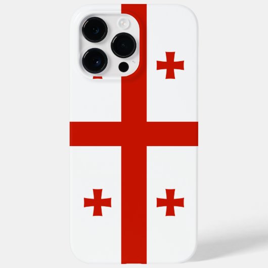 Georgische vlag Case-Mate iPhone case (Achterkant)