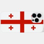 Georgische vlag Case-Mate iPhone case (Achterkant (horizontaal))