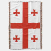 Georgische vlag deken (Voorkant Verticaal)