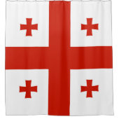 Georgische vlag douchegordijn (Voorkant)
