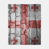 Georgische vlag fleece deken (Voorkant)