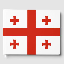 Georgische vlag gastenboek