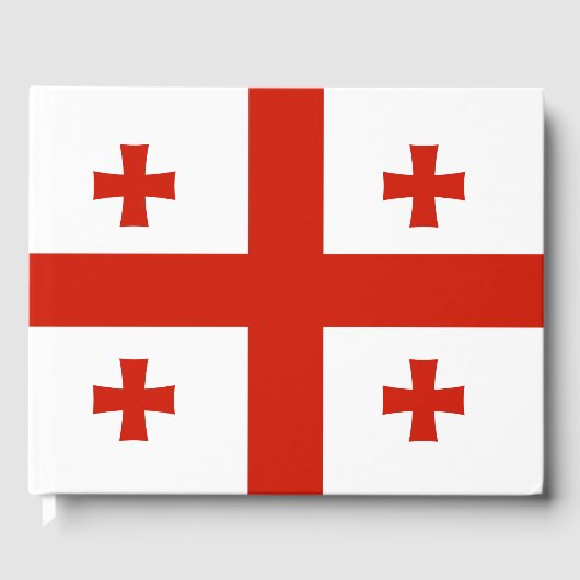 Georgische vlag gastenboek (Voorkant)