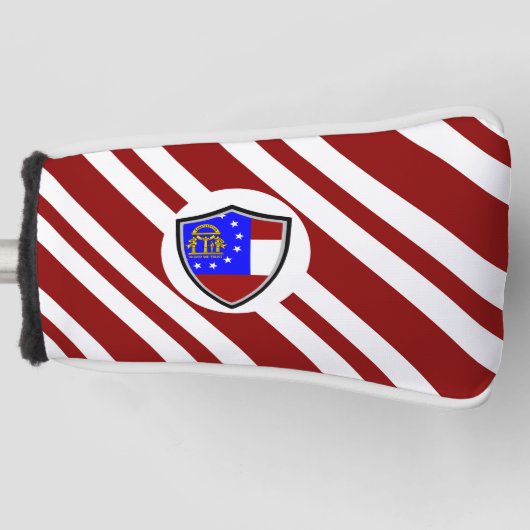 Georgische vlag golfheadcover (Voorkant)