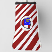 Georgische vlag golfheadcover (Draai 90)