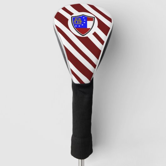 Georgische vlag golfheadcover (Voorkant)