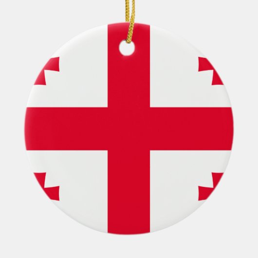 Georgische vlag keramisch ornament (Voorkant)