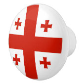 Georgische vlag keramische knop (Rechts)