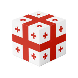 Georgische vlag kubus