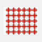 Georgische vlag labels (Vel)