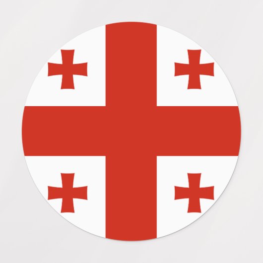 Georgische vlag labels (Design 2)