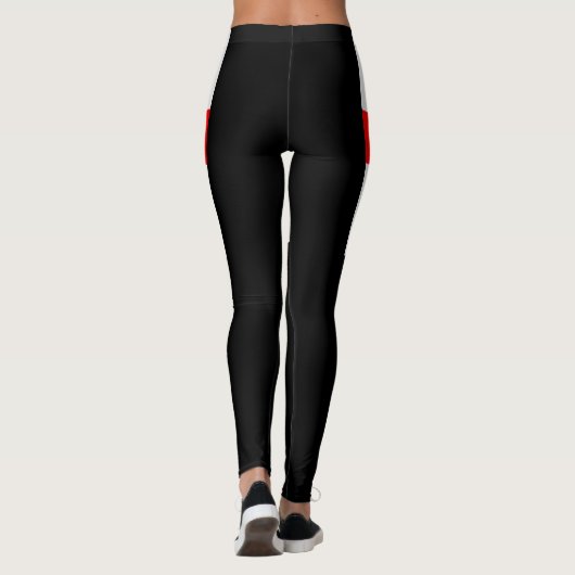 Georgische vlag leggings (Achterkant)