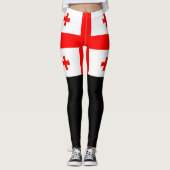 Georgische vlag leggings (Voorkant)