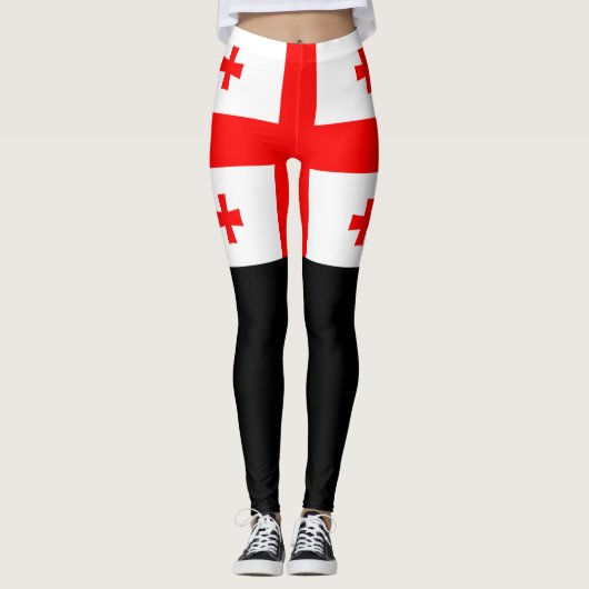 Georgische vlag leggings (Voorkant)