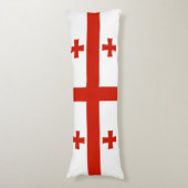 Georgische vlag lichaamskussen (Voorkant Verticaal)
