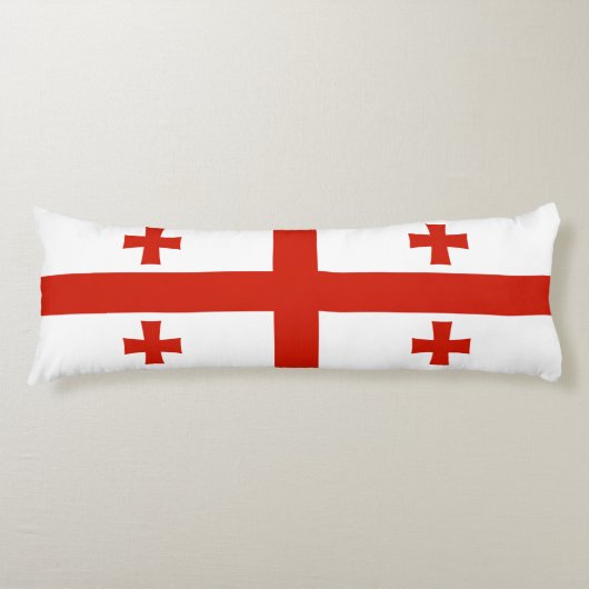 Georgische vlag lichaamskussen (Voorkant)